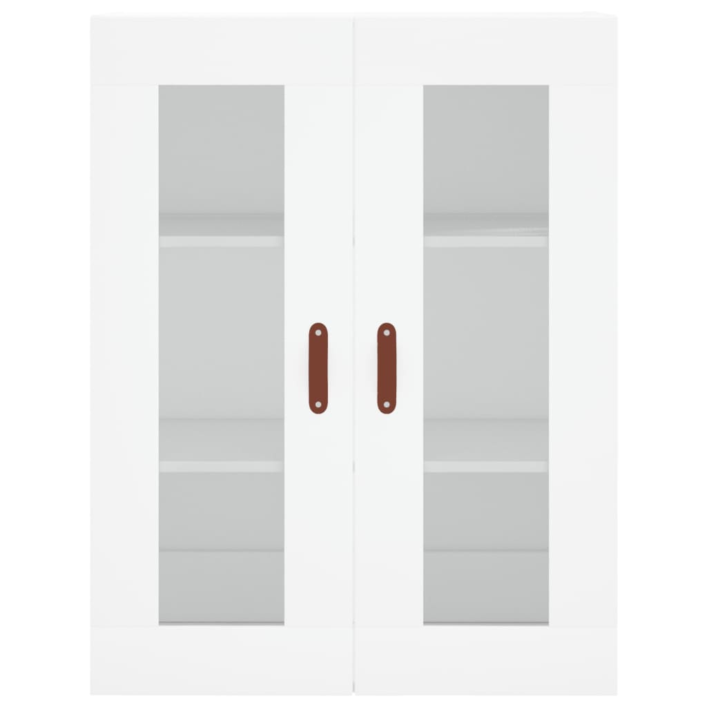 vidaXL Wall Mounted Cabinets 2 pcs White Engineered Wood