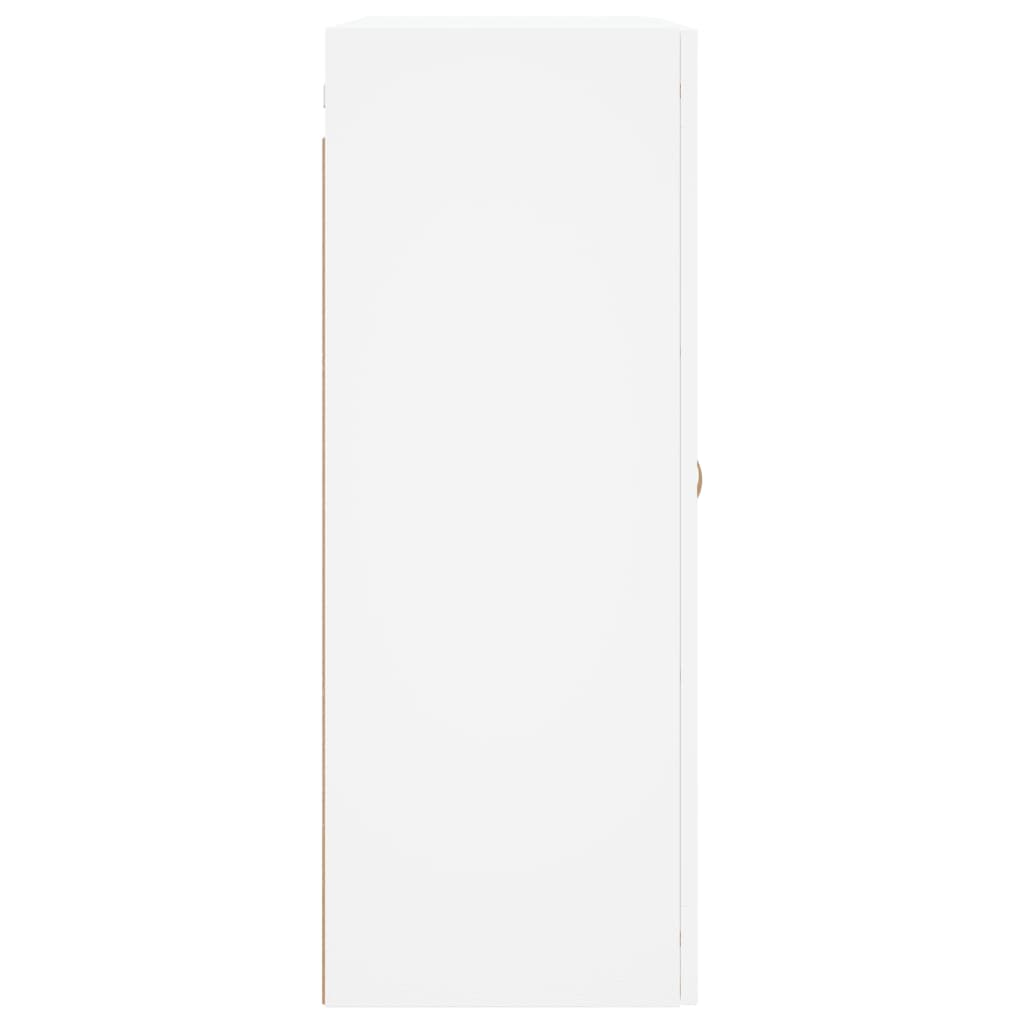 vidaXL Wall Mounted Cabinets 2 pcs White Engineered Wood