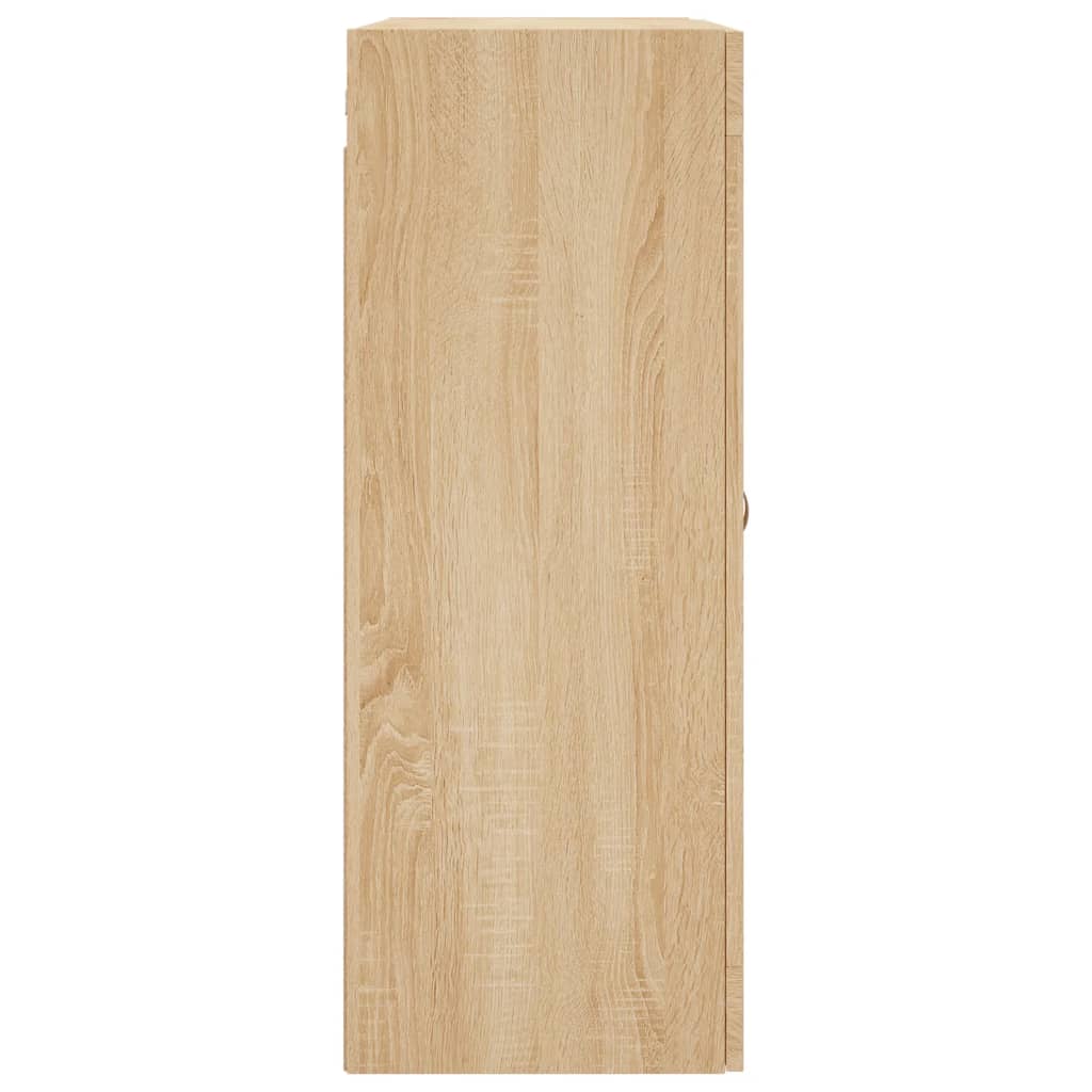 vidaXL Wall Mounted Cabinets 2 pcs Sonoma Oak Engineered Wood