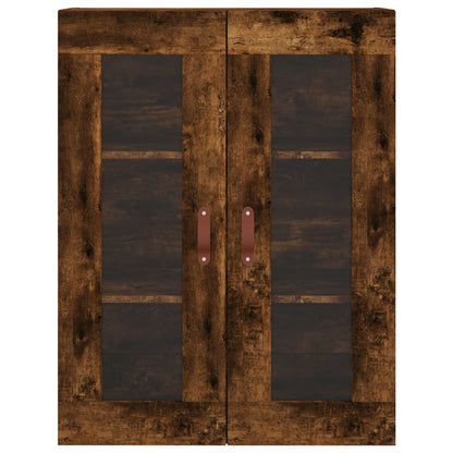 vidaXL Wall Mounted Cabinets 2 pcs Smoked Oak Engineered Wood
