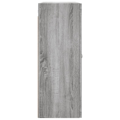 vidaXL Wall Mounted Cabinets 2 pcs Grey Sonoma Engineered Wood