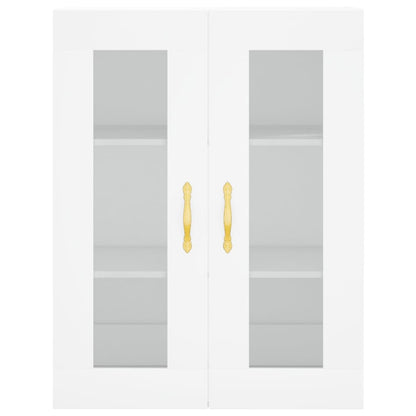 vidaXL Wall Mounted Cabinets 2 pcs White Engineered Wood