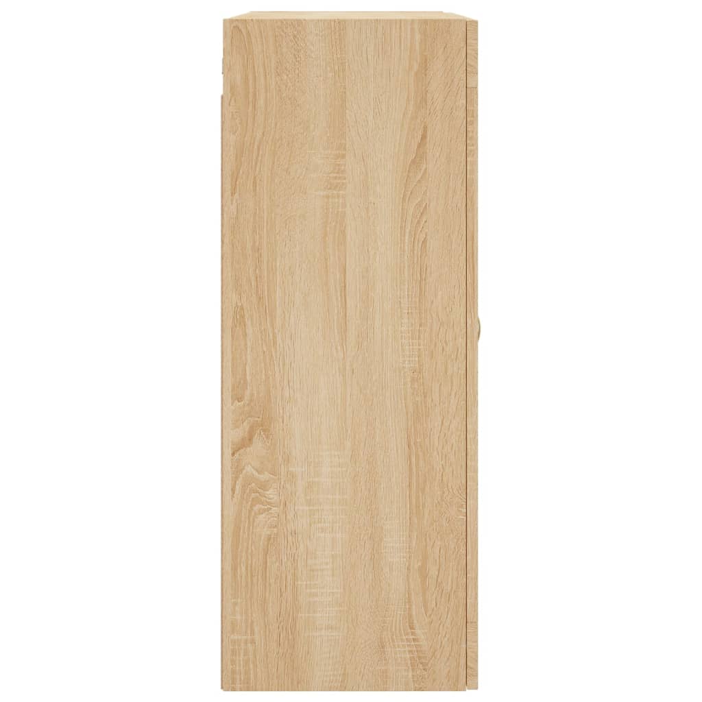 vidaXL Wall Mounted Cabinets 2 pcs Sonoma Oak Engineered Wood