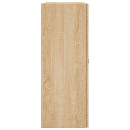vidaXL Wall Mounted Cabinets 2 pcs Sonoma Oak Engineered Wood