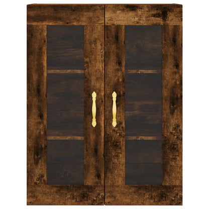 vidaXL Wall Mounted Cabinets 2 pcs Smoked Oak Engineered Wood