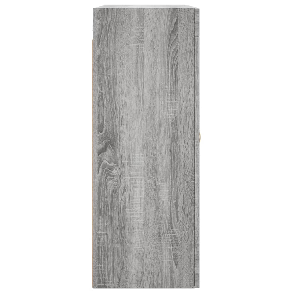 vidaXL Wall Mounted Cabinets 2 pcs Grey Sonoma Engineered Wood