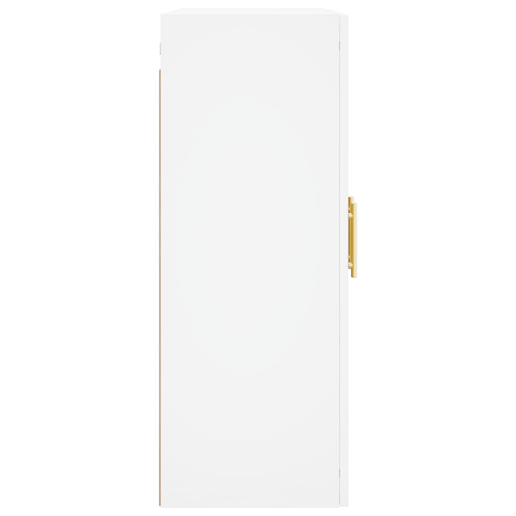 vidaXL Wall Mounted Cabinets 2 pcs White Engineered Wood