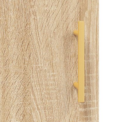 vidaXL Wall Mounted Cabinets 2 pcs Sonoma Oak Engineered Wood