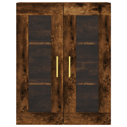 vidaXL Wall Mounted Cabinets 2 pcs Smoked Oak Engineered Wood