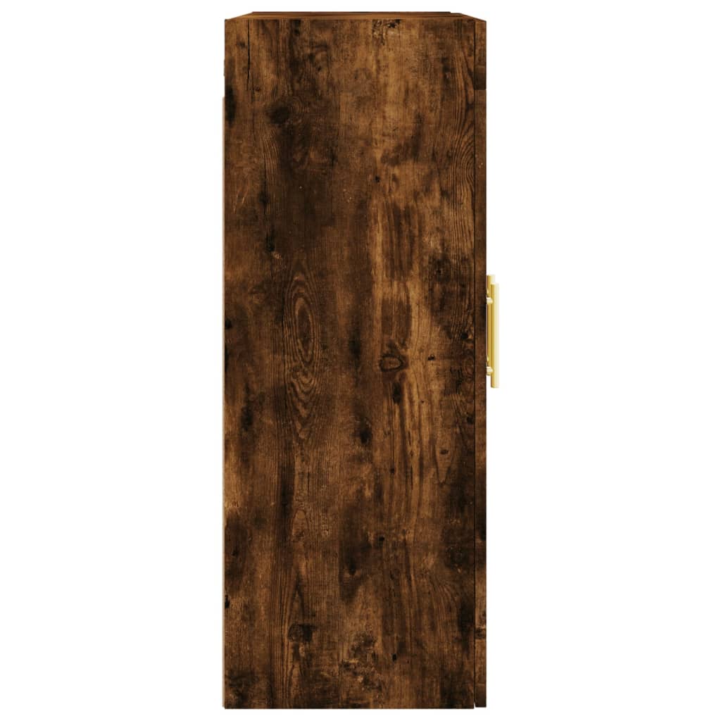 vidaXL Wall Mounted Cabinets 2 pcs Smoked Oak Engineered Wood