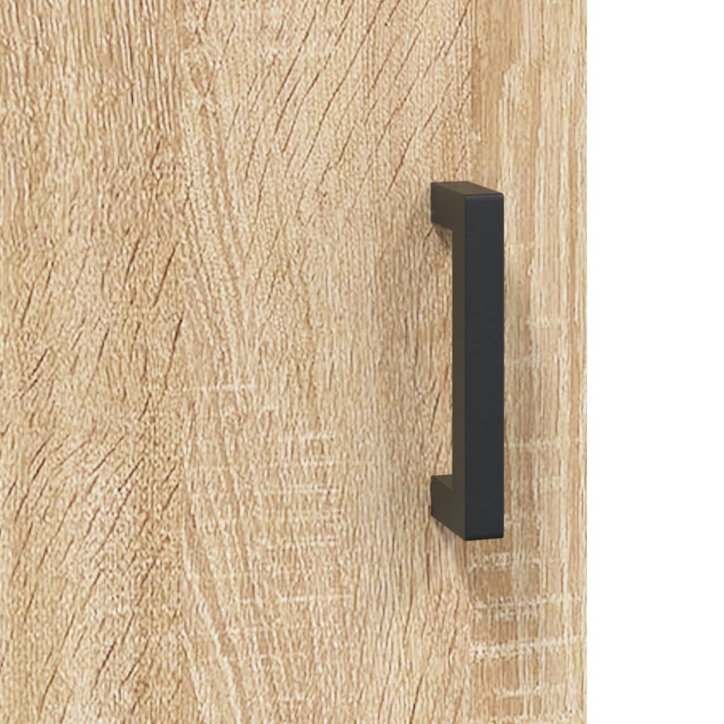 vidaXL Wall Mounted Cabinets 2 pcs Sonoma Oak Engineered Wood