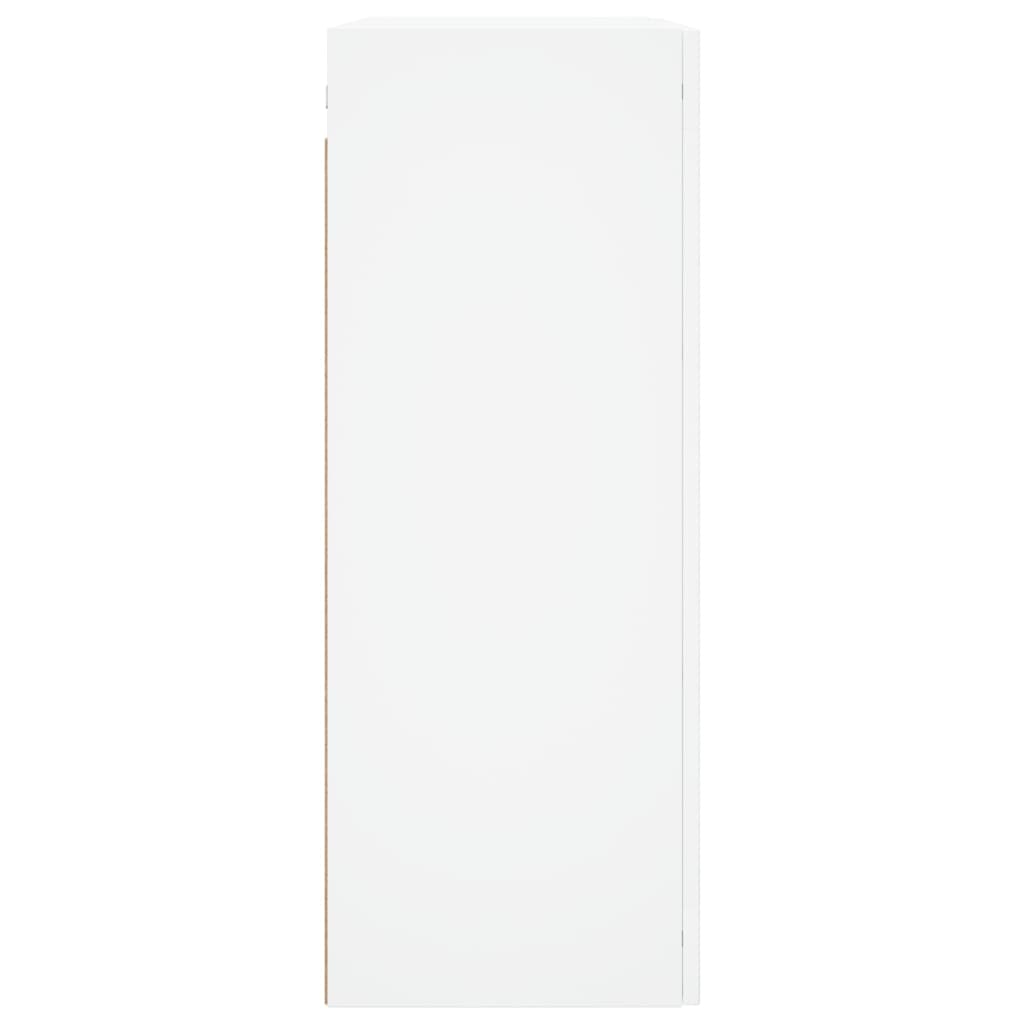 vidaXL Wall Mounted Cabinets 2 pcs White Engineered Wood