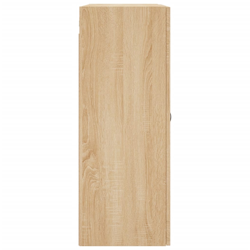vidaXL Wall Mounted Cabinets 2 pcs Sonoma Oak Engineered Wood