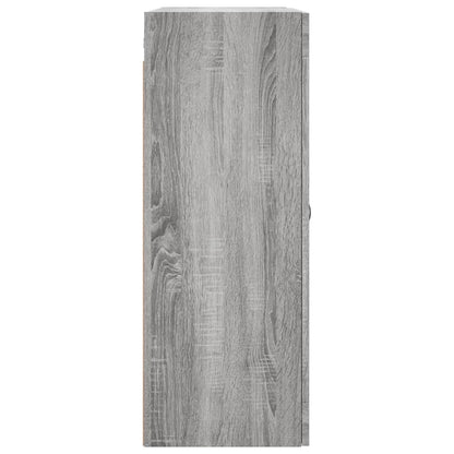 vidaXL Wall Mounted Cabinets 2 pcs Grey Sonoma Engineered Wood