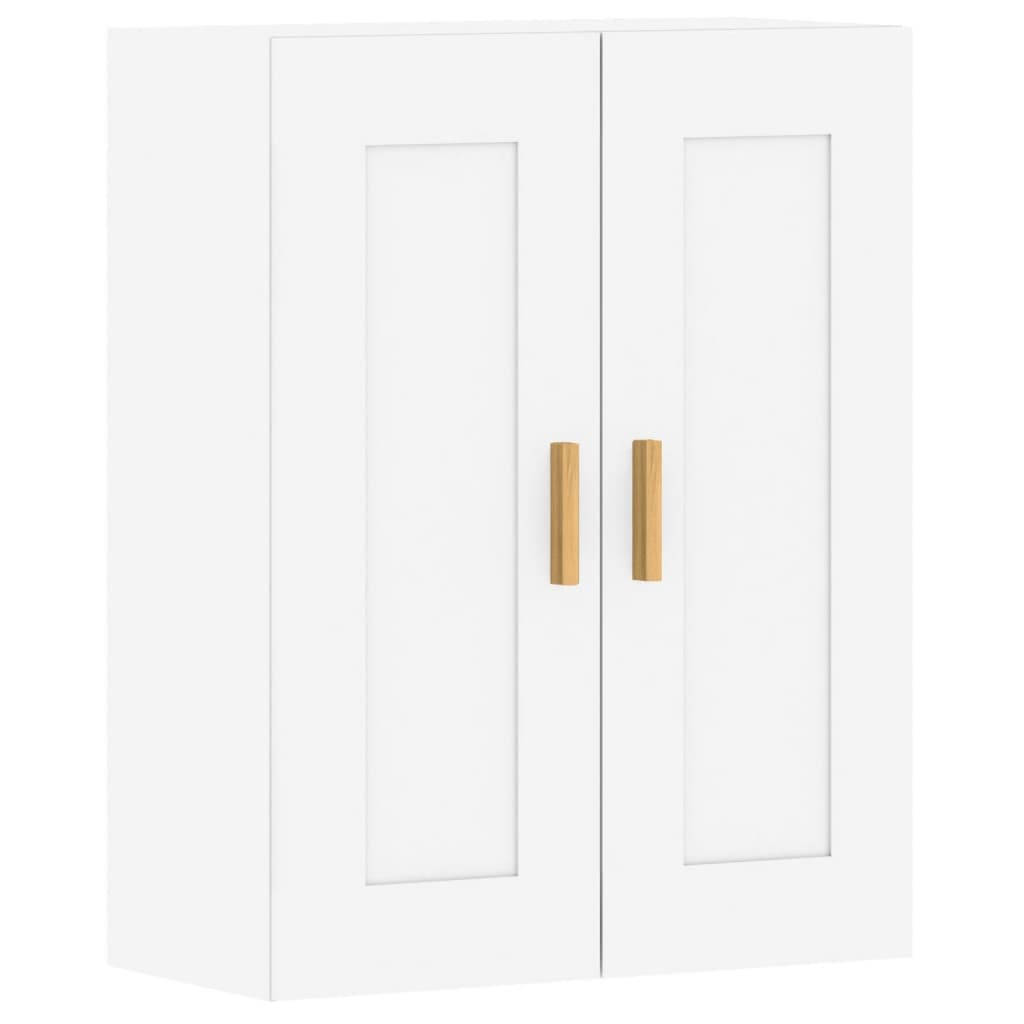 vidaXL Wall Mounted Cabinets 2 pcs White Engineered Wood