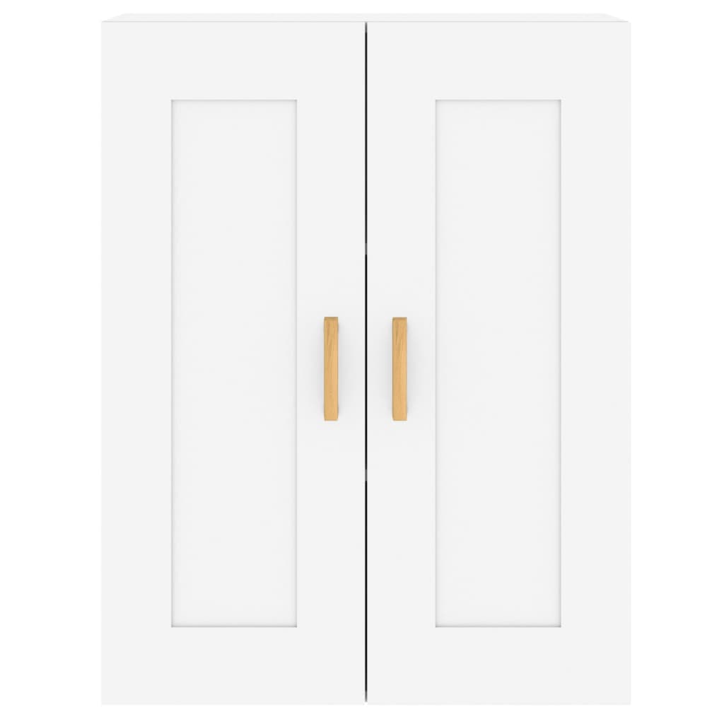 vidaXL Wall Mounted Cabinets 2 pcs White Engineered Wood