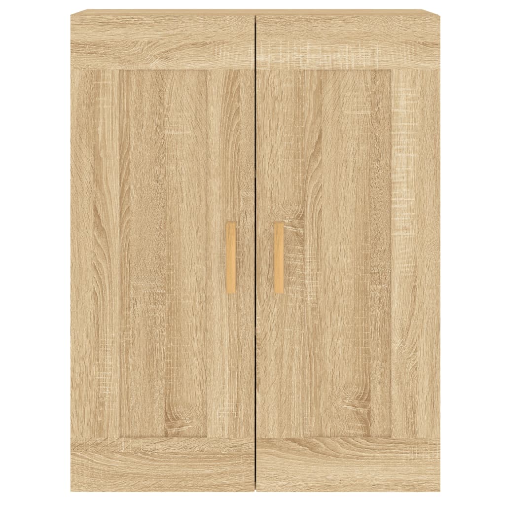 vidaXL Wall Mounted Cabinets 2 pcs Sonoma Oak Engineered Wood