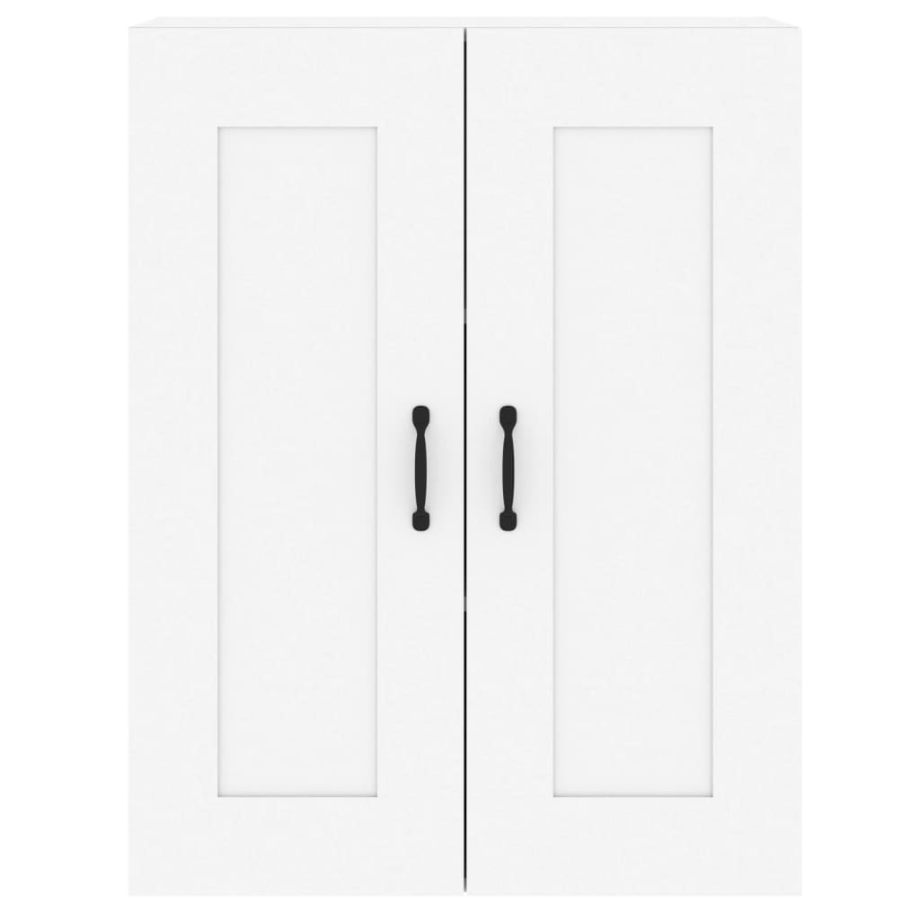vidaXL Wall Mounted Cabinets 2 pcs White Engineered Wood