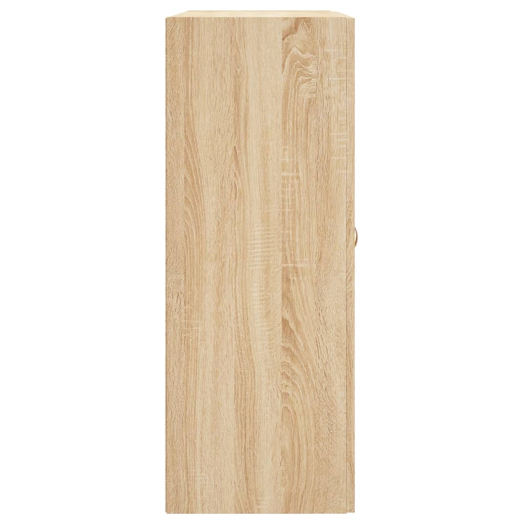 vidaXL Wall Mounted Cabinets 2 pcs Sonoma Oak Engineered Wood