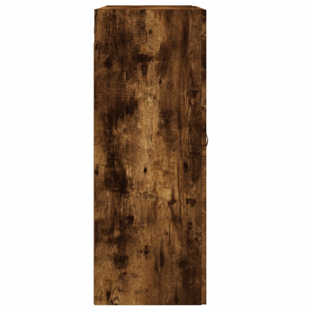 vidaXL Wall Mounted Cabinets 2 pcs Smoked Oak Engineered Wood