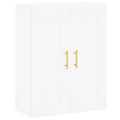 vidaXL Wall Mounted Cabinets 2 pcs White Engineered Wood