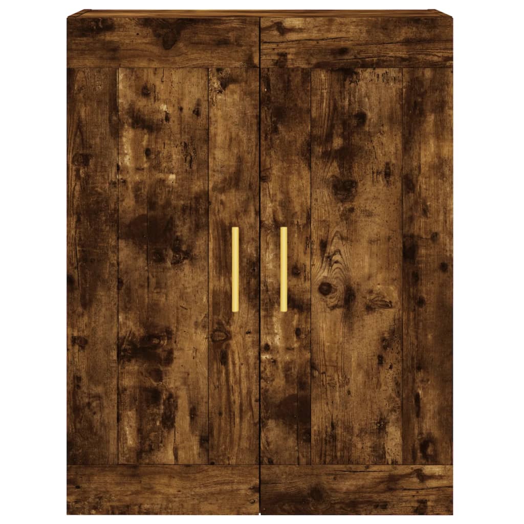 vidaXL Wall Mounted Cabinets 2 pcs Smoked Oak Engineered Wood