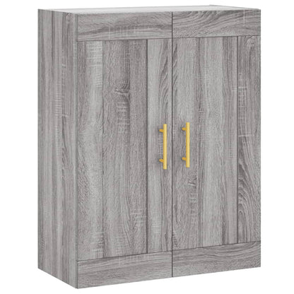 vidaXL Wall Mounted Cabinets 2 pcs Grey Sonoma Engineered Wood