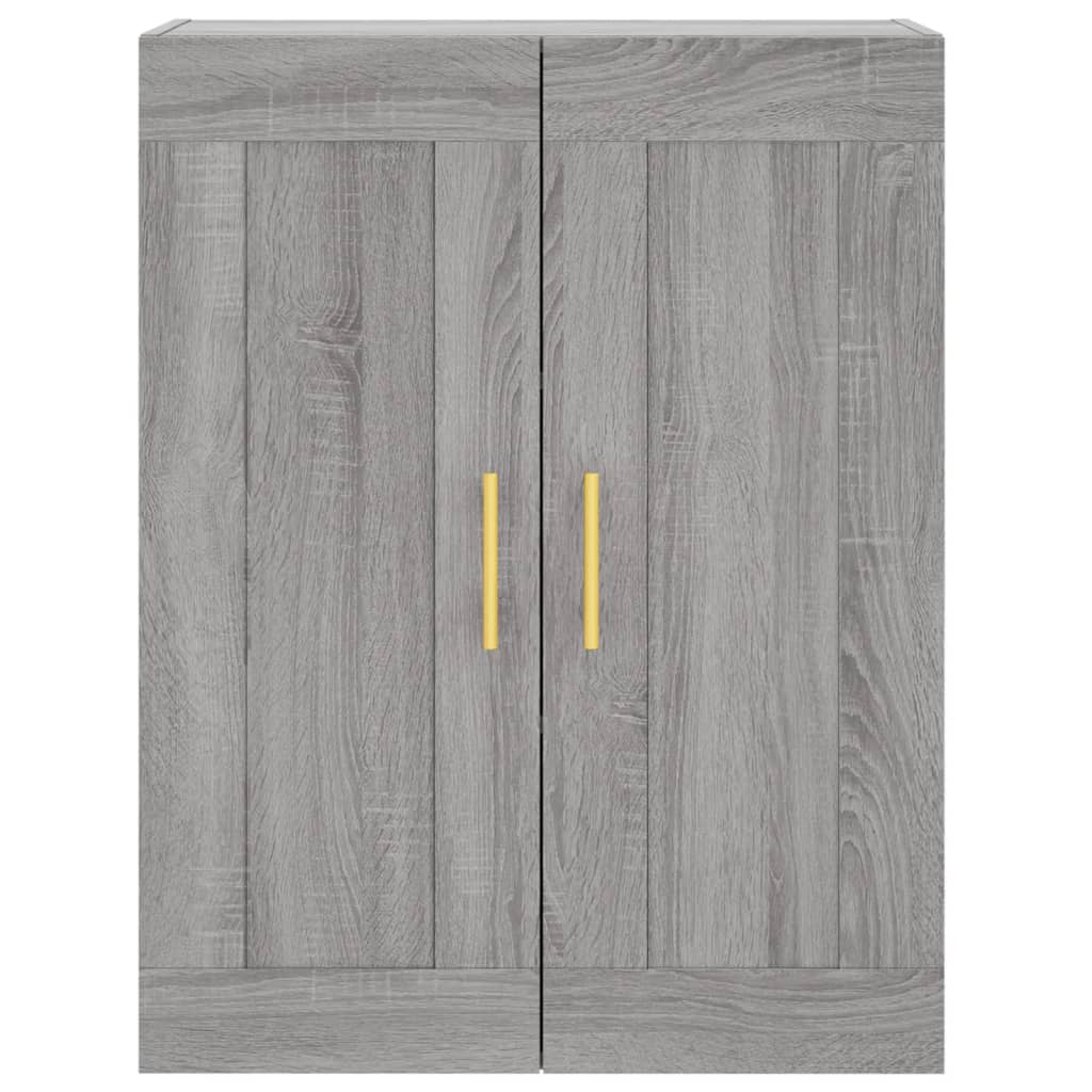 vidaXL Wall Mounted Cabinets 2 pcs Grey Sonoma Engineered Wood
