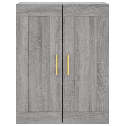 vidaXL Wall Mounted Cabinets 2 pcs Grey Sonoma Engineered Wood