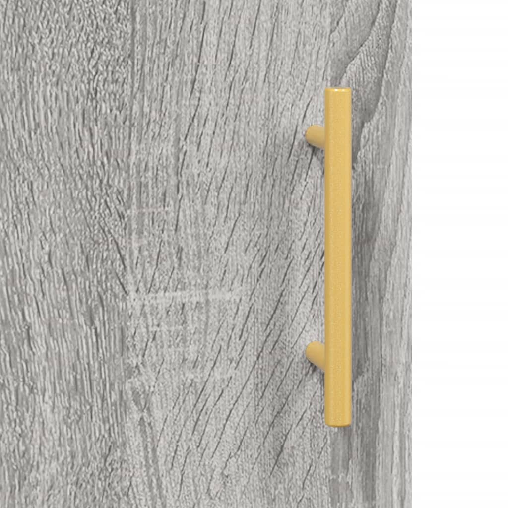 vidaXL Wall Mounted Cabinets 2 pcs Grey Sonoma Engineered Wood