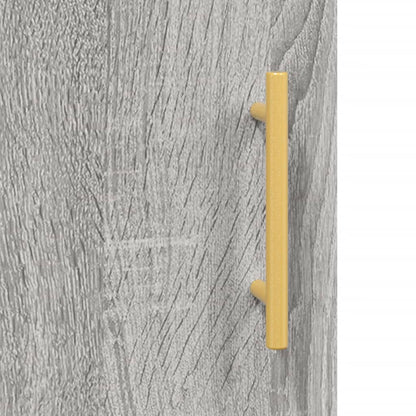 vidaXL Wall Mounted Cabinets 2 pcs Grey Sonoma Engineered Wood