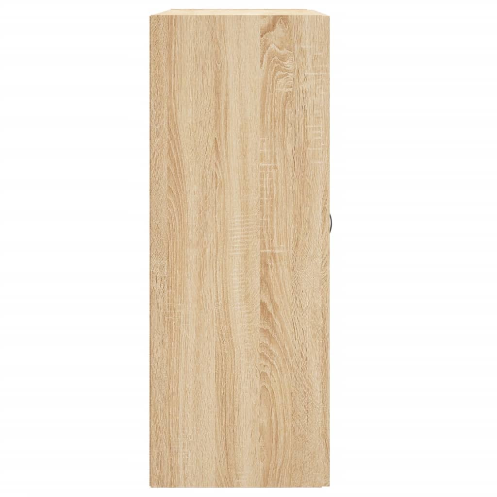 vidaXL Wall Mounted Cabinets 2 pcs Sonoma Oak Engineered Wood