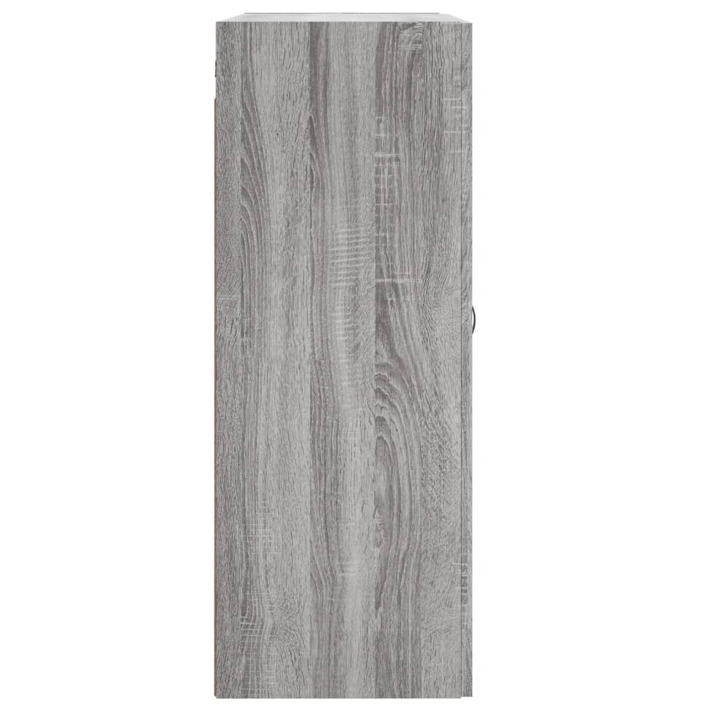 vidaXL Wall Mounted Cabinets 2 pcs Grey Sonoma Engineered Wood