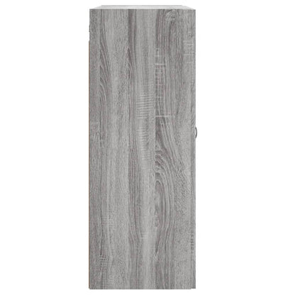 vidaXL Wall Mounted Cabinets 2 pcs Grey Sonoma Engineered Wood