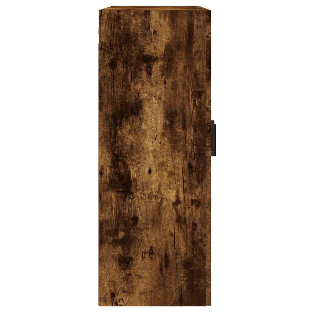 vidaXL Wall Mounted Cabinets 2 pcs Smoked Oak Engineered Wood