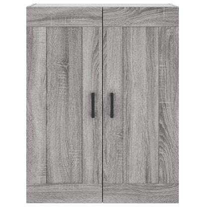 vidaXL Wall Mounted Cabinets 2 pcs Grey Sonoma Engineered Wood