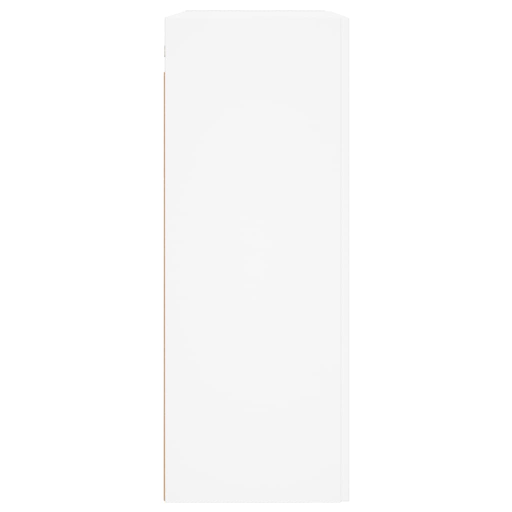 vidaXL Wall Mounted Cabinets 2 pcs White Engineered Wood