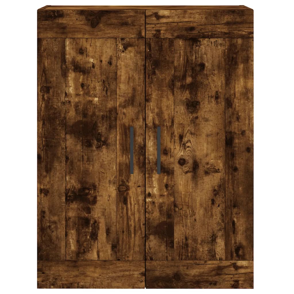 vidaXL Wall Mounted Cabinets 2 pcs Smoked Oak Engineered Wood