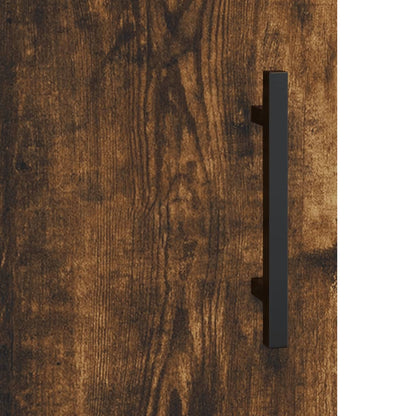 vidaXL Wall Mounted Cabinets 2 pcs Smoked Oak Engineered Wood