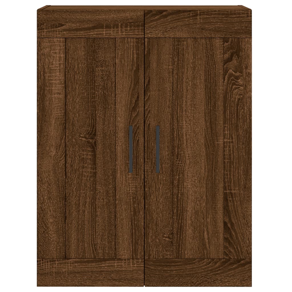 vidaXL Wall Mounted Cabinets 2 pcs Brown Oak Engineered Wood
