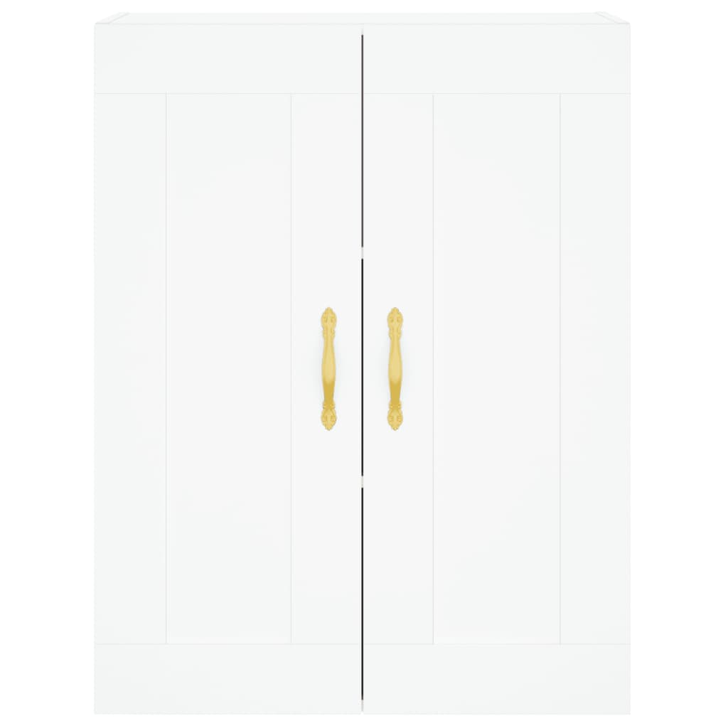 vidaXL Wall Mounted Cabinets 2 pcs White Engineered Wood