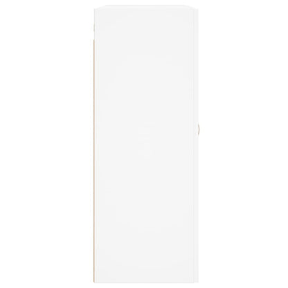 vidaXL Wall Mounted Cabinets 2 pcs White Engineered Wood