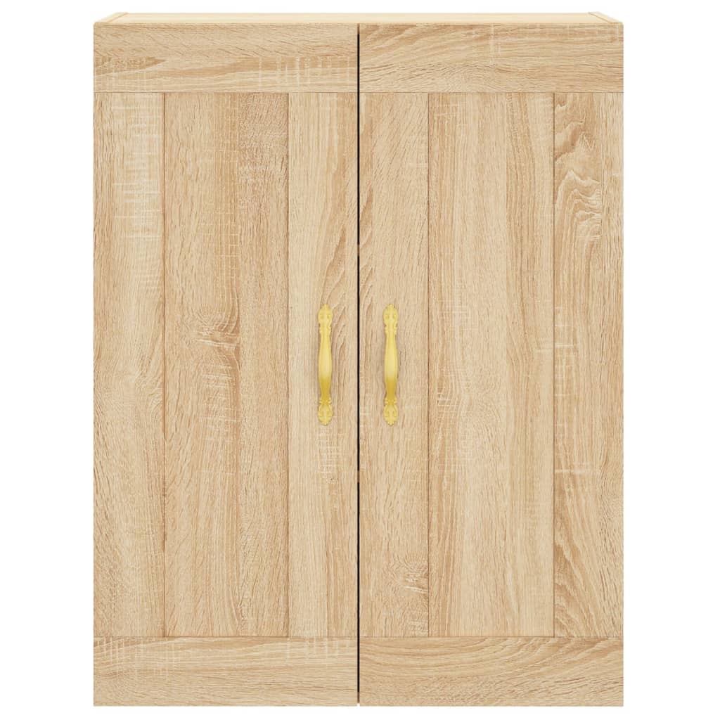 vidaXL Wall Mounted Cabinets 2 pcs Sonoma Oak Engineered Wood