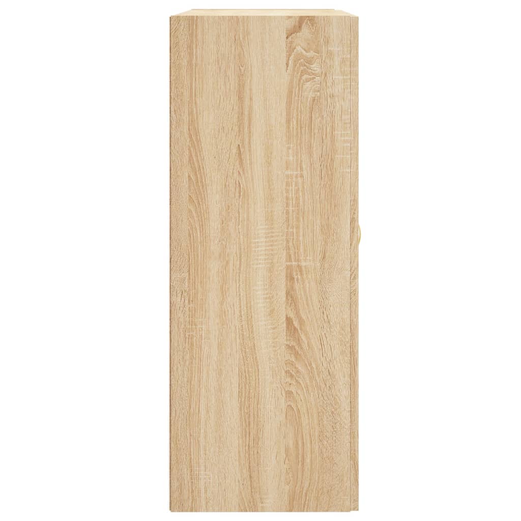 vidaXL Wall Mounted Cabinets 2 pcs Sonoma Oak Engineered Wood