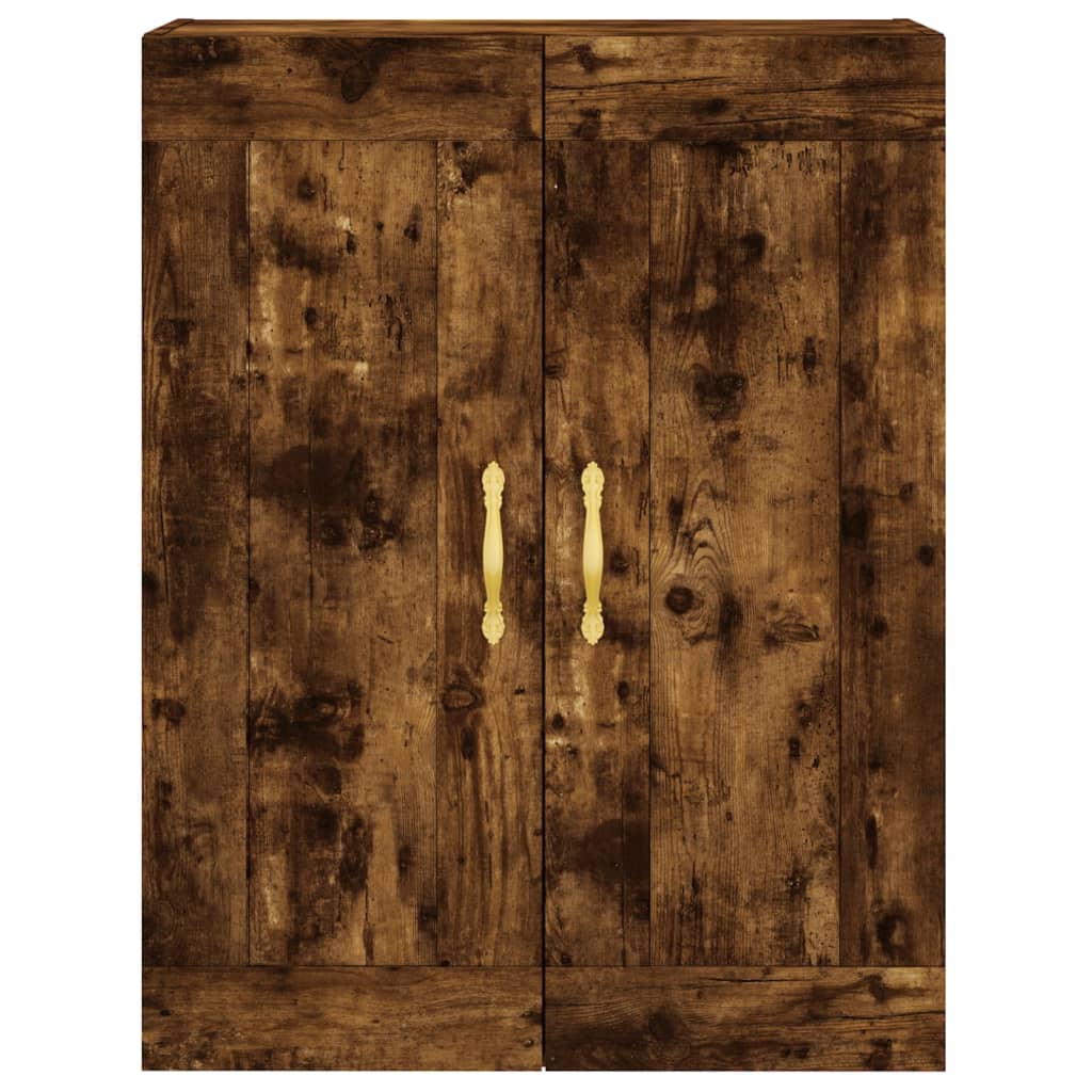 vidaXL Wall Mounted Cabinets 2 pcs Smoked Oak Engineered Wood