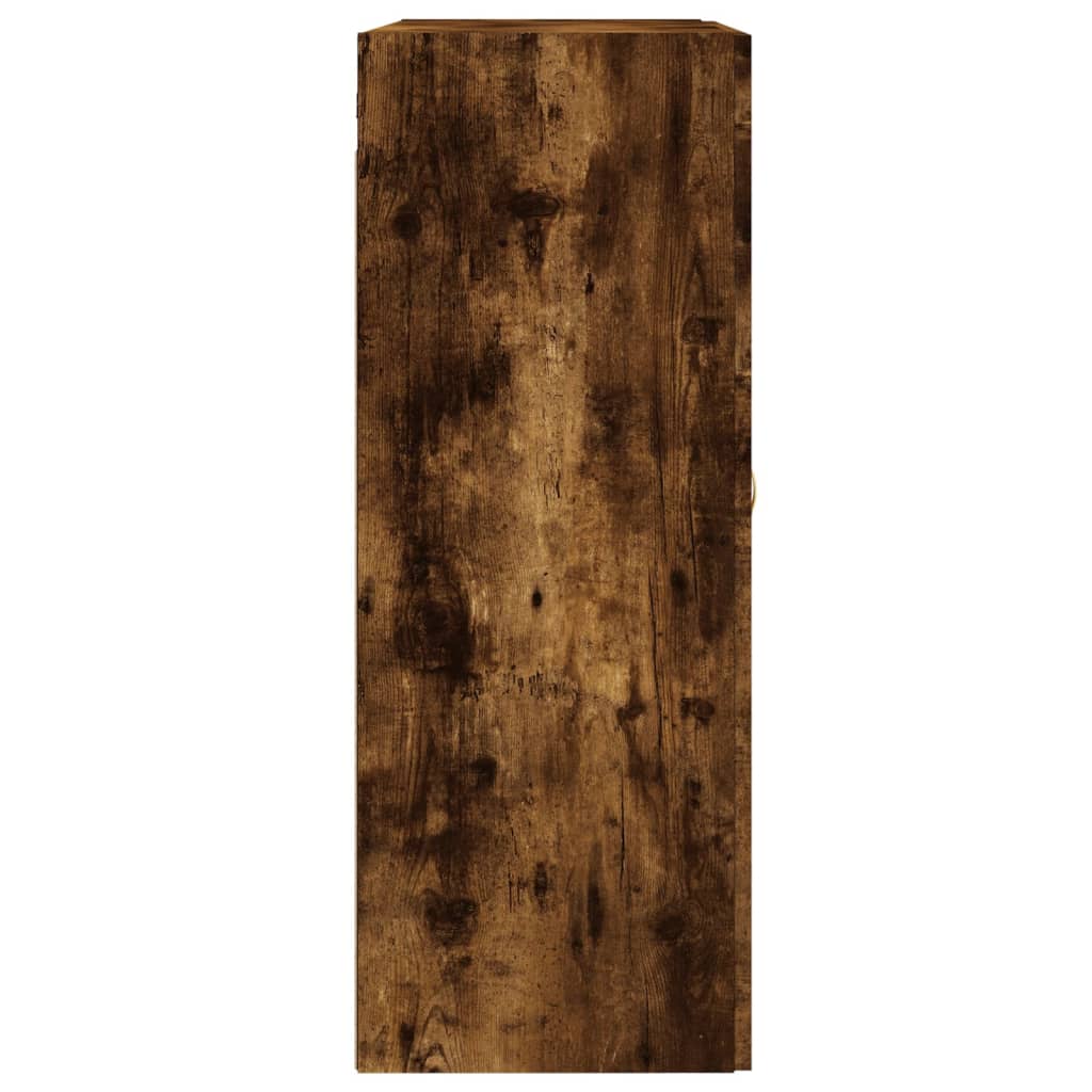 vidaXL Wall Mounted Cabinets 2 pcs Smoked Oak Engineered Wood