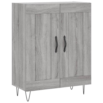 vidaXL Highboard Grey Sonoma 69,5x34x180 cm Engineered Wood