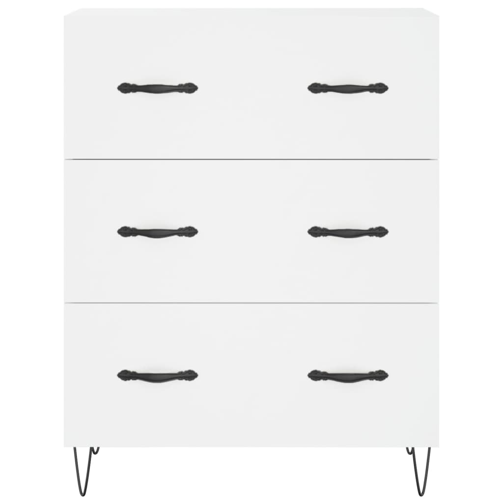 vidaXL Highboard White 69,5x34x180 cm Engineered Wood