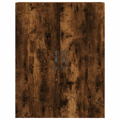 vidaXL Highboard Smoked Oak 69,5x34x180 cm Engineered Wood
