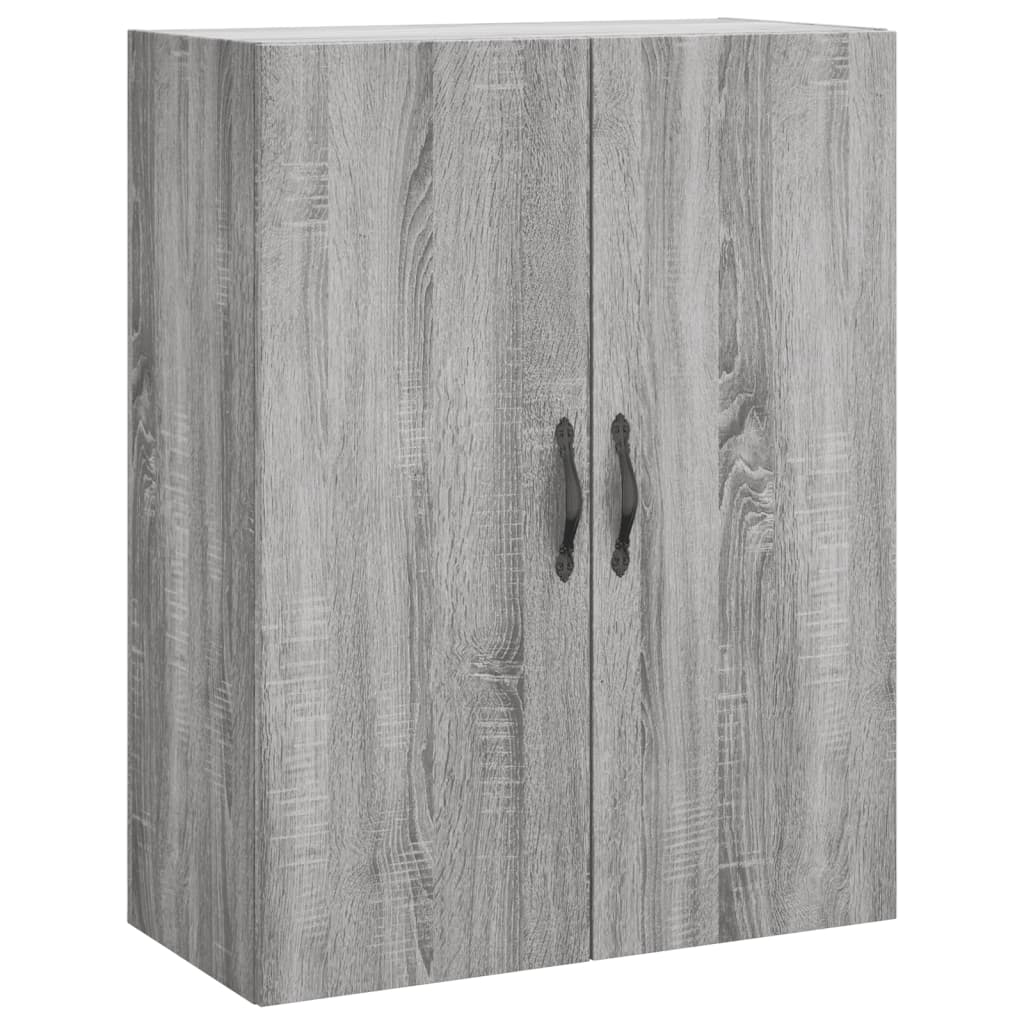 vidaXL Highboard Grey Sonoma 69,5x34x180 cm Engineered Wood
